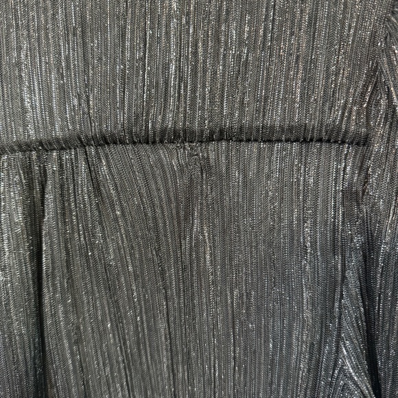 NWT Joie Pleated Shimmer Black Tunic 1X - Picture 7 of 7